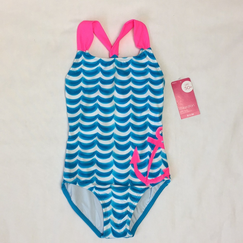 NWT Xhilaration Girl 1-Piece Swimsuit